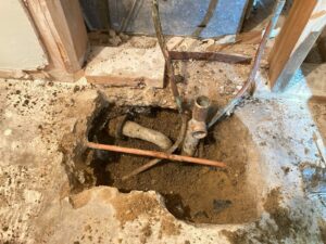 Slab Leak Detection