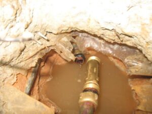 Slab Leak Detection